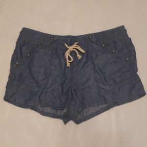 Denim blue drawing shorts